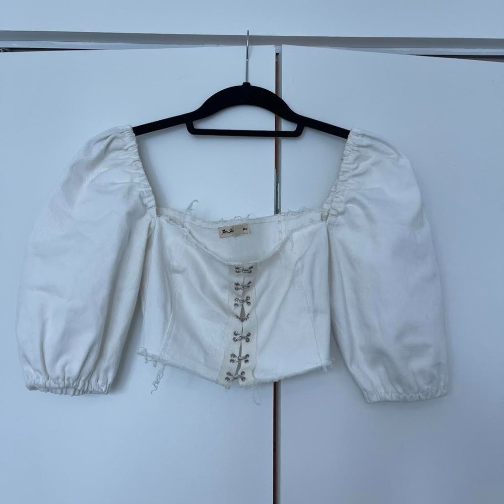 For Love and Lemons Monika Hook Front Blouse